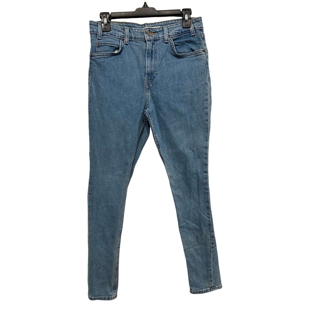 Levis 721 Vintage Womens 29 High Rise Skinny Jeans Blue Orange Tab